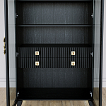 Дизайнерский шкаф витрина Elsa Dreams Black с 4-мя ящиками варинант исполнения - 6 | Loft Concept в Уфе