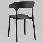 Черный стул из прочного PP-пластика JORIS варинант исполнения - 4 | Loft Concept в Уфе