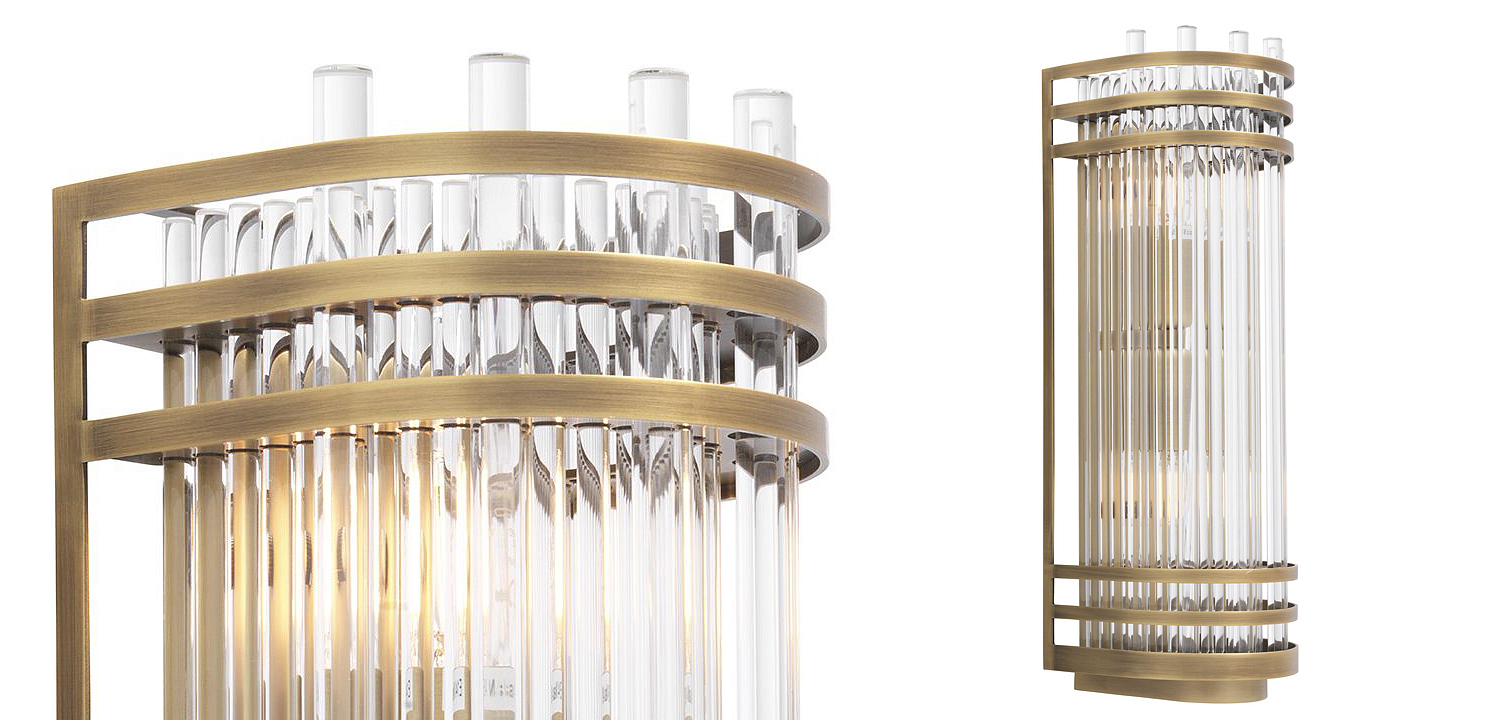 Бра Eichholtz Wall Lamp Gulf S Brass Бра Eichholtz Wall Lamp Gulf S Brass - Loft-Concept в Уфе