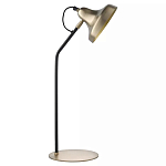 Настольная лампа с плафоном в форме купола в сочетании черного и золотистого цвета Minimalist Execution варинант исполнения - 2 | Loft Concept в Уфе