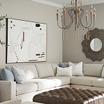 Люстра с состаренными резными элементами Big Graceful Profile варинант исполнения - 5 | Loft Concept в Уфе