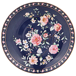 Чайный сервиз из фарфора синий на 6 персон 14 предметов Flower Porcelain Collection варинант исполнения - 3 | Loft Concept в Уфе