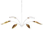 Люстра белая с плафонами в виде лепестков Delicate Flower варинант исполнения - 3 | Loft Concept в Уфе