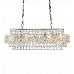 Люстра овальной формы хрустальная в неоклассическом стиле Majesty варинант исполнения - 6 | Loft Concept в Уфе