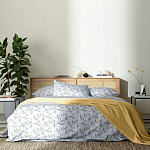 Постельное белье из сатина с рисунком 200х220 см Aurora Allure Sprout варинант исполнения - 2 | Loft Concept в Уфе