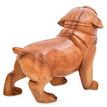 Статуэтка деревянная в виде собаки Balinese Dog варинант исполнения - 2 | Loft Concept в Уфе
