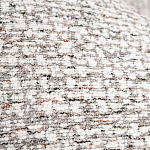 Кресло вращающееся круглой формы из серого шенилла Favorite Vacation Place варинант исполнения - 3 | Loft Concept в Уфе