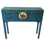 Консоль в китайском стиле с 4-мя ящиками Chinese Elm Console Table варинант исполнения - 1 | Loft Concept в Уфе