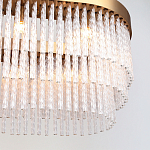 Люстра подвесная овальная со стеклянными трубками Nembus варинант исполнения - 3 | Loft Concept в Уфе