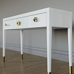 Дизайнерский Письменный стол Elsa Dreams White с тремя ящиками варинант исполнения - 2 | Loft Concept в Уфе