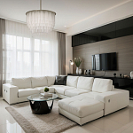 Люстра круглая с прозрачными стеклянными трубками Nembus варинант исполнения - 12 | Loft Concept в Уфе