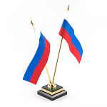 Флагшток из малахита и бронзы с позолотой Stone Flagpole варинант исполнения - 2 | Loft Concept в Уфе