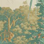 Обои ручная роспись Le Brésil Paille варинант исполнения - 2 | Loft Concept в Уфе