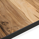 Стол обеденный раздвижной с прямоугольной столешницей на четырех черных ножках Blair варинант исполнения - 7 | Loft Concept в Уфе