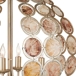 Люстра в форме шара с декором из круглых декоративных элементов Bright Shell Discs варинант исполнения - 1 | Loft Concept в Уфе