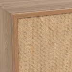 ТВ-тумба с декором из ротанга Pansy Rattan TV Stand варинант исполнения - 2 | Loft Concept в Уфе