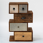 Тумба необычной формы с выдвижными ящиками Shift варинант исполнения - 2 | Loft Concept в Уфе