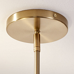 Люстра круглая с 2-мя металлическими абажурами Andromeda варинант исполнения - 5 | Loft Concept в Уфе