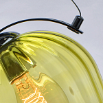 Подвесной светильник со стеклянном плафоном в форме бокала Kaleido варинант исполнения - 28 | Loft Concept в Уфе