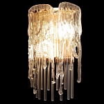 Бра с эффектом стекающего стекла и прозрачными трубками Textured Glass варинант исполнения - 5 | Loft Concept в Уфе