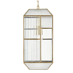 Подвесной светильник с рельефным стеклом Embossed Glass варинант исполнения - 3 | Loft Concept в Уфе