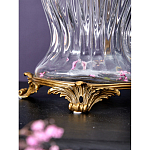 Ваза прозрачная с бронзовыми ручками в виде ангелов Eden Garden варинант исполнения - 5 | Loft Concept в Уфе