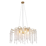 Люстра c подвесками из прозрачного хрусталя Диаметр 85 см FAIRYTREE Light варинант исполнения - 1 | Loft Concept в Уфе