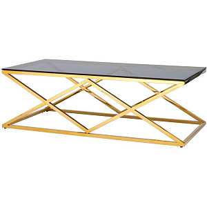 Столик кофейный Geometry Rhombus Gold