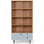 Широкий стеллаж с принтом Elise Rack варинант исполнения - 14 | Loft Concept в Уфе