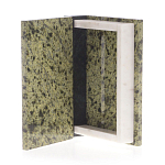 Шкатулка в виде книги из натурального камня змеевик Stone Casket варинант исполнения - 3 | Loft Concept в Уфе