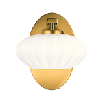  Бра с круглым плафон из матового белого стекла Kichler варинант исполнения - 7 | Loft Concept в Уфе