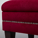 Мягкая банкетка с зоной для хранения Casket Red варинант исполнения - 4 | Loft Concept в Уфе