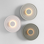 Бра круглое Soft Halo серый варинант исполнения - 5 | Loft Concept в Уфе