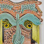 Арт-Объект из нитей Абстрактный портрет Joana Schneider  варинант исполнения - 1 | Loft Concept в Уфе