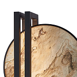 Бра из двух каменных дисков в металлической раме Constellation варинант исполнения - 2 | Loft Concept в Уфе