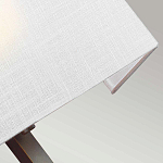 Бра с прямоугольным тканевым абажуром белого цвета Feiss варинант исполнения - 8 | Loft Concept в Уфе