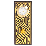 Часы подарочные настольные в виде погона Генерала из натурального камня Змеевик Gold Military Clock варинант исполнения - 4 | Loft Concept в Уфе