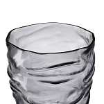 Ваза стеклянная фактурная Crumpled Vase 25,3 см варинант исполнения - 2 | Loft Concept в Уфе
