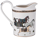 Чайный сервиз из фарфора с изображением лошадей на 6 персон 15 предметов Porcelain Horse Set  варинант исполнения - 5 | Loft Concept в Уфе