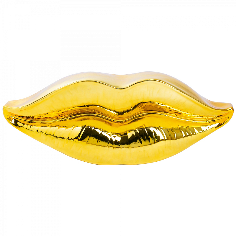 Настенный декор LIPS wall accessory GOLD Глянцевое золото в Уфе | Loft Concept 