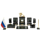 Настольный письменный набор из нефрита в подарочной коробке Victorious варинант исполнения - 1 | Loft Concept в Уфе