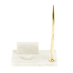 Подставка для телефона с ручкой из натурального камня креноид Natural Stone Stand варинант исполнения - 2 | Loft Concept в Уфе