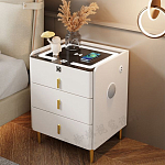 Умная прикроватная тумбочка c зарядкой для телефона Smart Furniture варинант исполнения - 1 | Loft Concept в Уфе