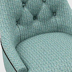 Мебельная ткань Шенилл бирюзовый цвет 142 см T4-61 варинант исполнения - 7 | Loft Concept в Уфе