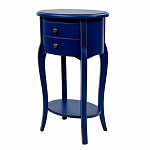 Синяя тумба на фигурных ножках Shelby варинант исполнения - 2 | Loft Concept в Уфе