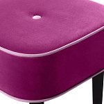 Квадратный мягкий пуф на черных ножках Winton Pouf Square варинант исполнения - 18 | Loft Concept в Уфе