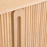 Длинный низкий буфет с 2-мя раздвижными дверцами Toinette Light Cupboard варинант исполнения - 11 | Loft Concept в Уфе