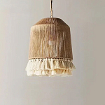 Люстра круглая плетеная с кисточками Small Solar Glow варинант исполнения - 3 | Loft Concept в Уфе