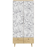 Шкаф с принтом Cotton варинант исполнения - 2 | Loft Concept в Уфе