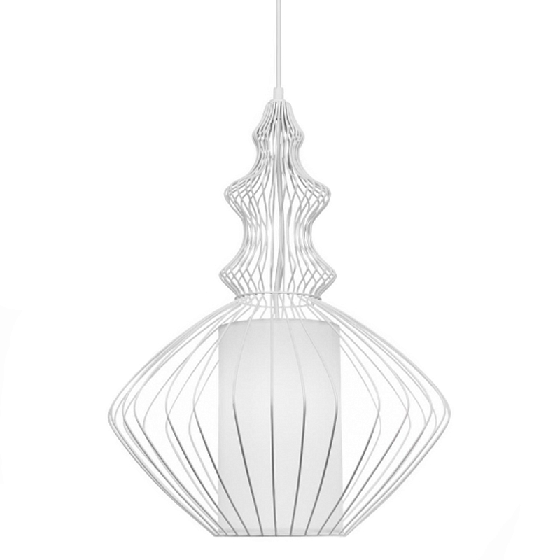Подвесной светильник Wire Dream Pendant 2 Белый Белый Подвесной светильник Wire Dream Pendant 2 Белый Белый в Уфе | Loft Concept